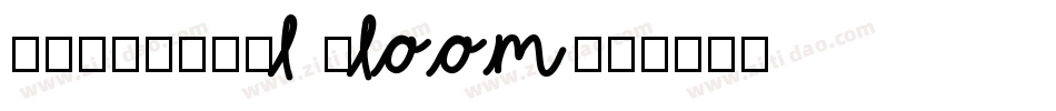 beautiful bloom字体转换